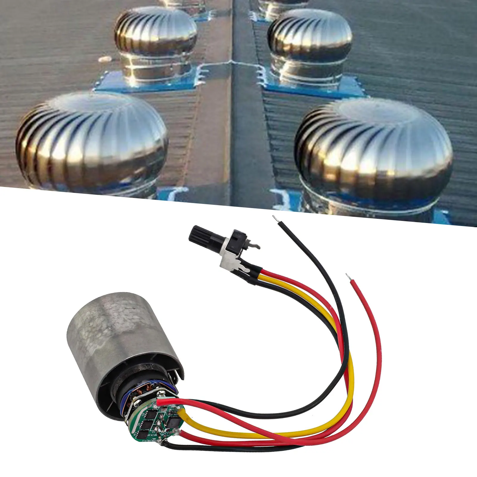 

High-Speed Low Voltage Brushless Duct Fan Motor - 5A, 100,000 RPM, Metal Blower Low-voltage Brushless Duct Fan Power Tool Access