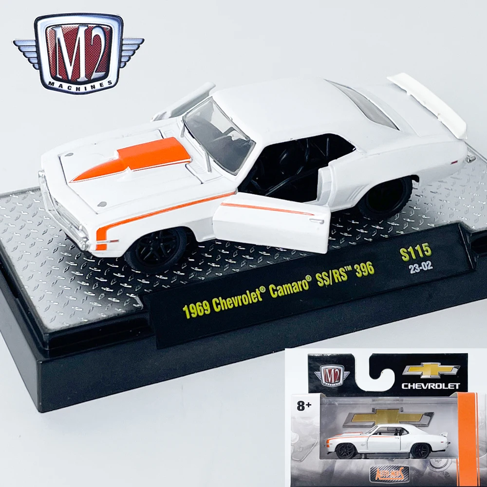 

Diecast M2 1:64 Scale Chevrolet Camaro SSRS 396 Imitation Alloy 2025 Car Model Collectible Toy Gift Souvenir Display Ornament
