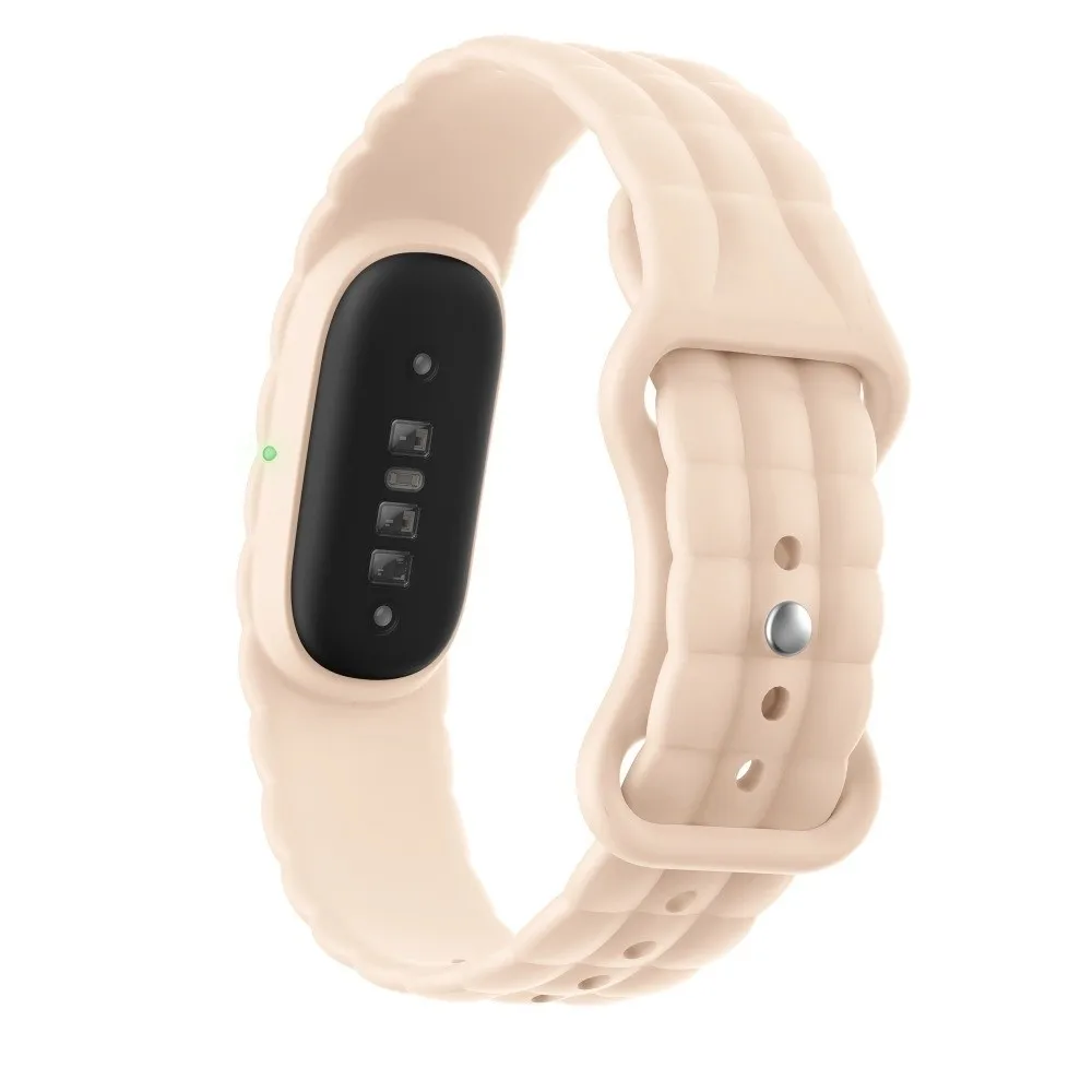 Water Resistant Cloud Silicone Band Sweatproof Butterfly Buckle Replacement Wristband Lightweight for Google Fitbit Air