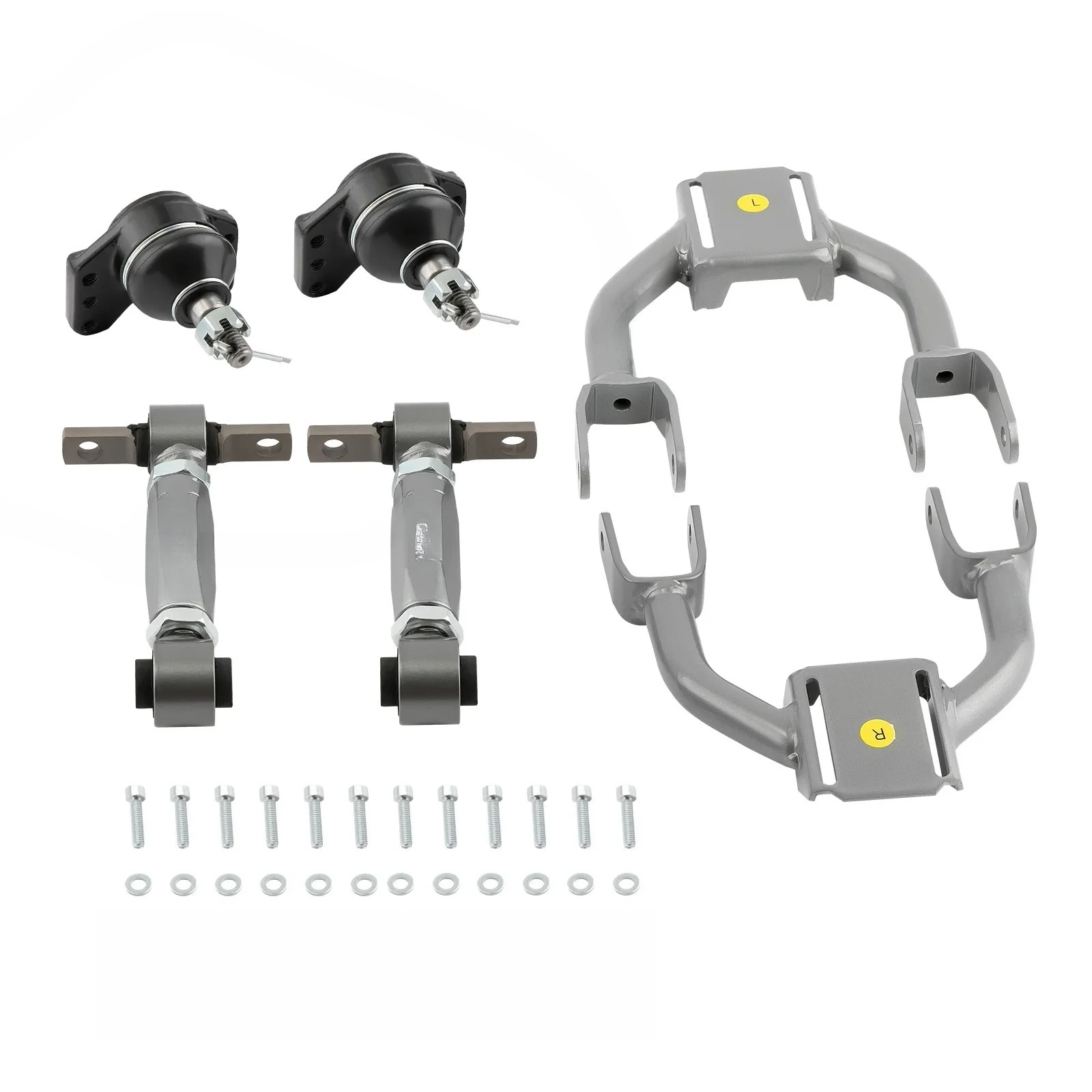Front Upper Control Arm & Rear Camber Kit for Honda Civic Del Sol 1993-1997 Acura Integra 1994-2001