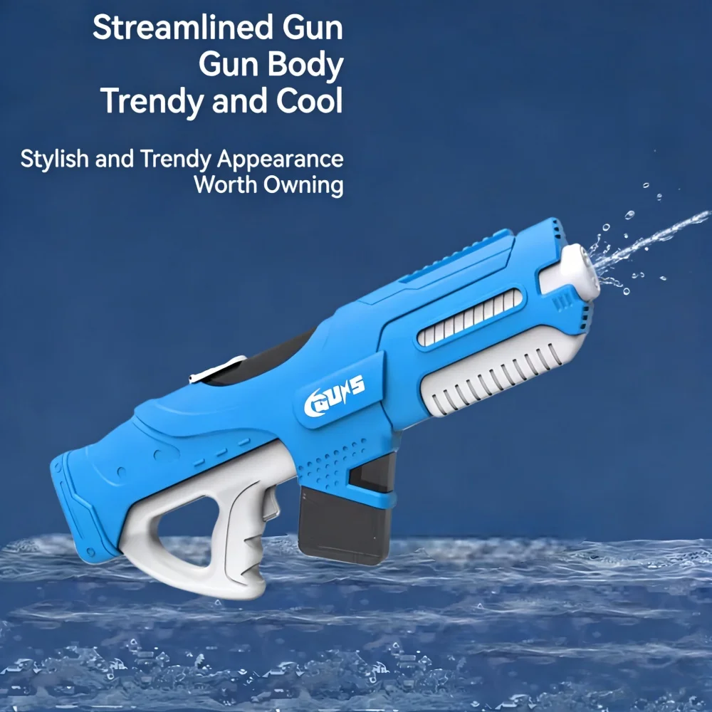 

Electric Automatic Burst Water Gun with Auto Water Absorption & Large Capacity - Beach Water Fight Toy for Boys and Girls