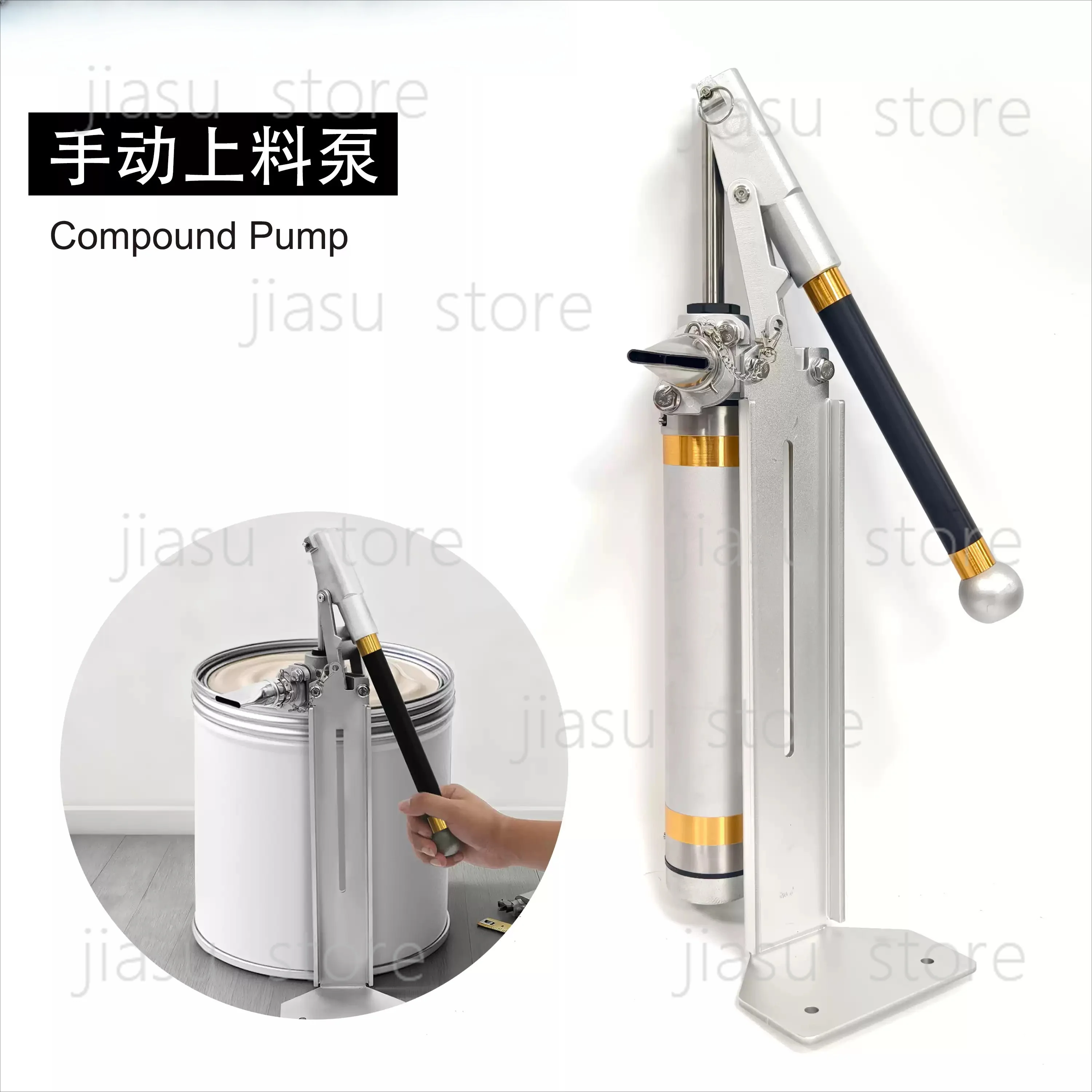 

Stainless steel manual liquid supply pump suction device for outdoor and indoor environments