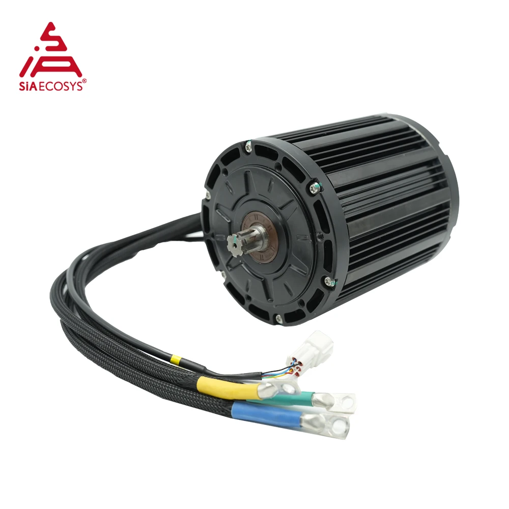QS138 Motor 20000W Peak with Fardriver Controller, 72V 6000W Mid Drive Power System for High Performance E-Motorcycle