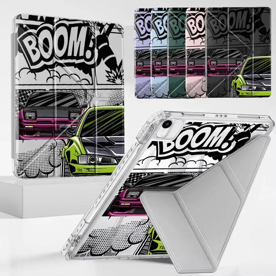 

Чехол-подставка Y-Fold для планшетов iPad Mini 6, 7, Air 4, 5, M3, M2, 1, 2, M4, 11 дюймов, Pro 11-го, 10-го, 9-го, 8-го, 7-го поколений, 12.9 дюймов Pro 2025 Luxury