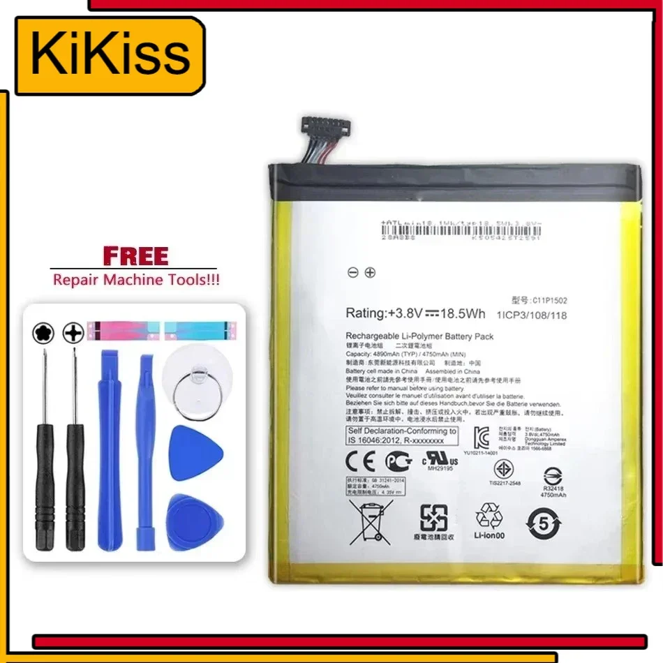 

C11P1502 Replacement Battery For ASUS Zenpad 10 Z300C Z300CL Z300CG Bateria 4890Mah +Tracking Number