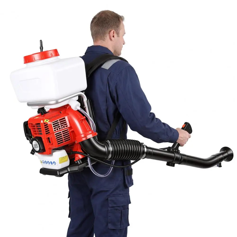 43cc 2HP Backpack Gas Sprayer Duster,3.7Gallon Tank Dual Mode Spray Powder for Farm Orchard Mosquito Insect Control
