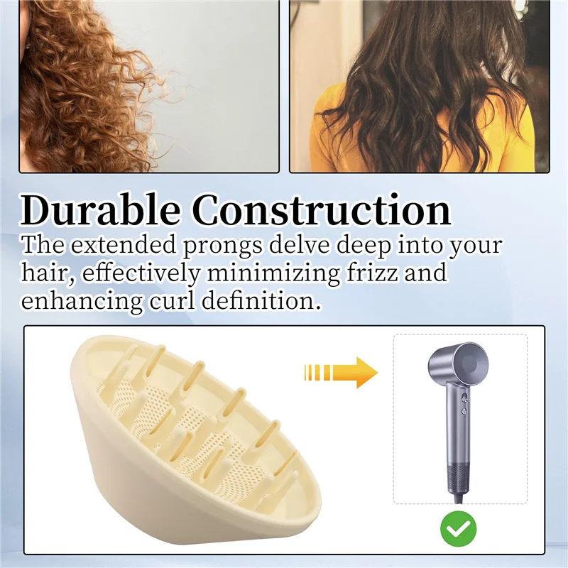 

A7THK-360° Rotating Diffuser Attachment Nozzle For Laifen LF03 Hair Dryer/Swift SE Styling Tool Hair Smoothing Dryer Parts B