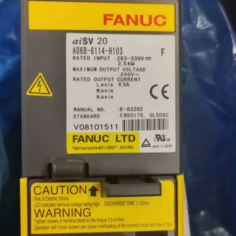 

A06B-6114-H103 Новый сервопривод Fanuc в наличии, быстрая доставка