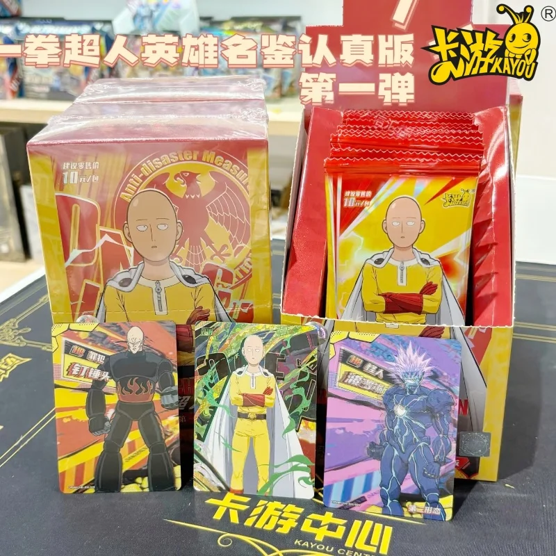

KAYOU One Punch Man серьезная версия карты «Намедь героев» с BP Saitama Genos аниме боевые коллекционные карты детский подарок