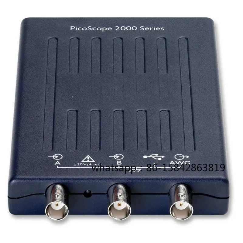 PICOSCOPE 2204A Osciloscopio USB para PC de PICO TECHNOLOGY, PicoScope 2000, 2 Canales, 10 MHz, 100 MSPS, 8 kpts, 35 ns