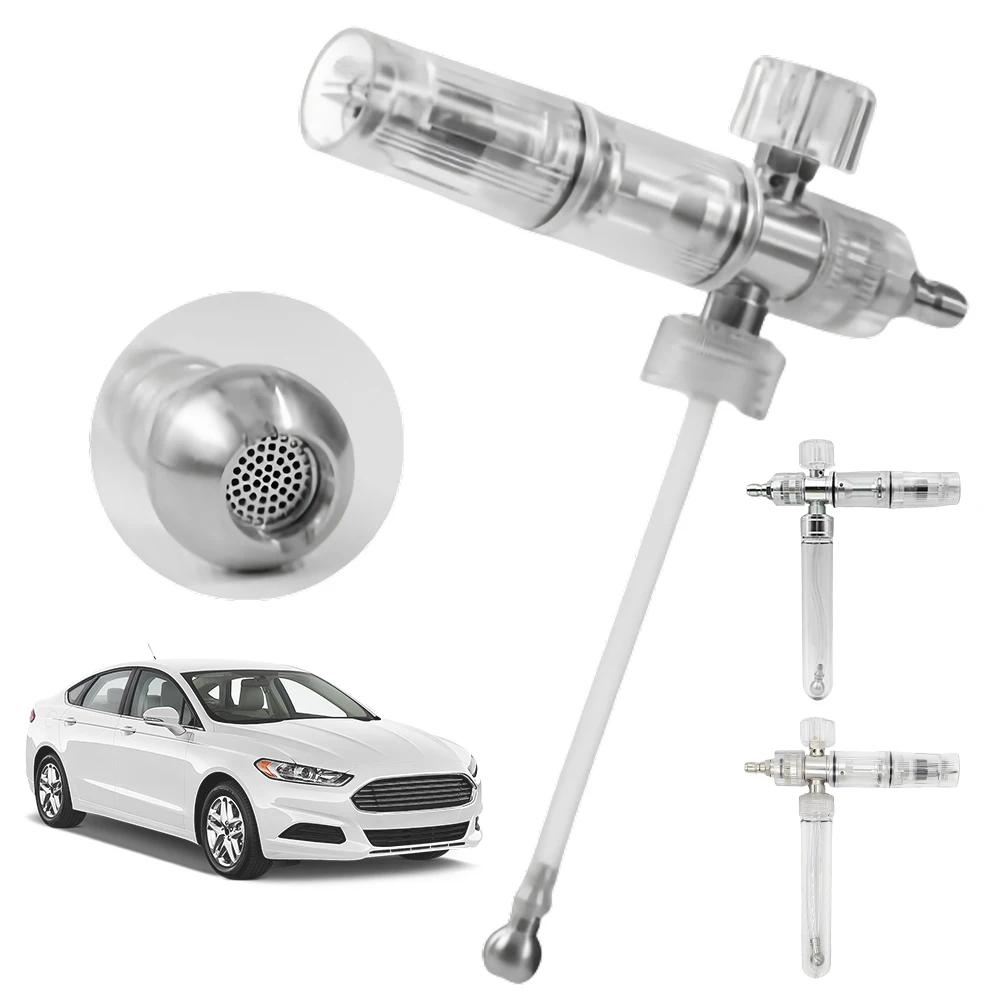 Pistol Semprot Tekanan 35ml dengan Konektor Cepat 1/4 Inci, Penyemprot Busa Cuci Mobil, Pot Semprot Busa yang Dapat Disesuaikan untuk Membersihkan Mobil dan SUV