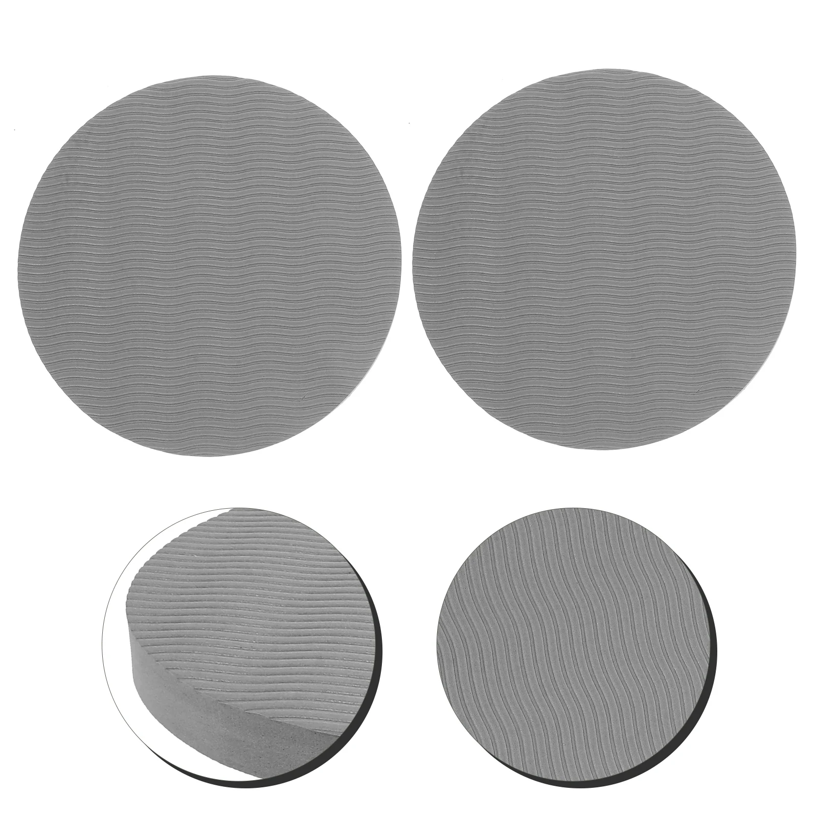 2 Pcs Yoga Kneeling Mat Pads for Protector Non Slip Sitting Exercise Flat Supple Cushion Comfortable