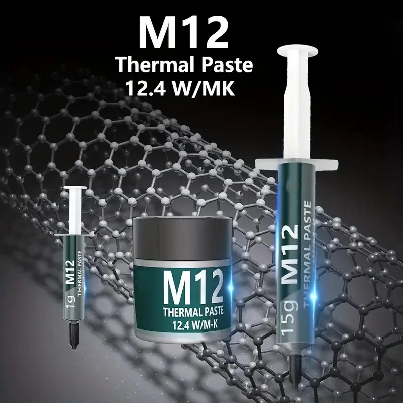 معجون حراري EP معجون شحم موصل حراري 12.4 واط/MK 1/4/8/15/30 جرام لألعاب الكمبيوتر PS5 وحدة المعالجة المركزية GPU تبريد