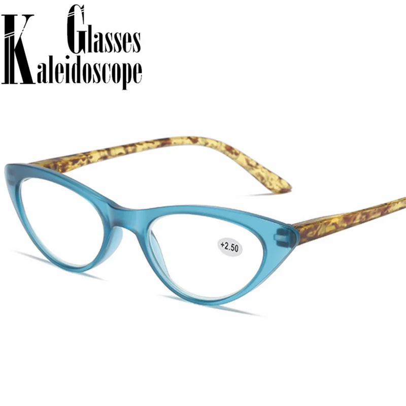 2022 Cat Eye Reading Glasses Women Small Frame Presbyopia Eyeglasses Ladies Prescription Diopter +1.0 1.5 2.0 2.5 3.0 3.5 4.0