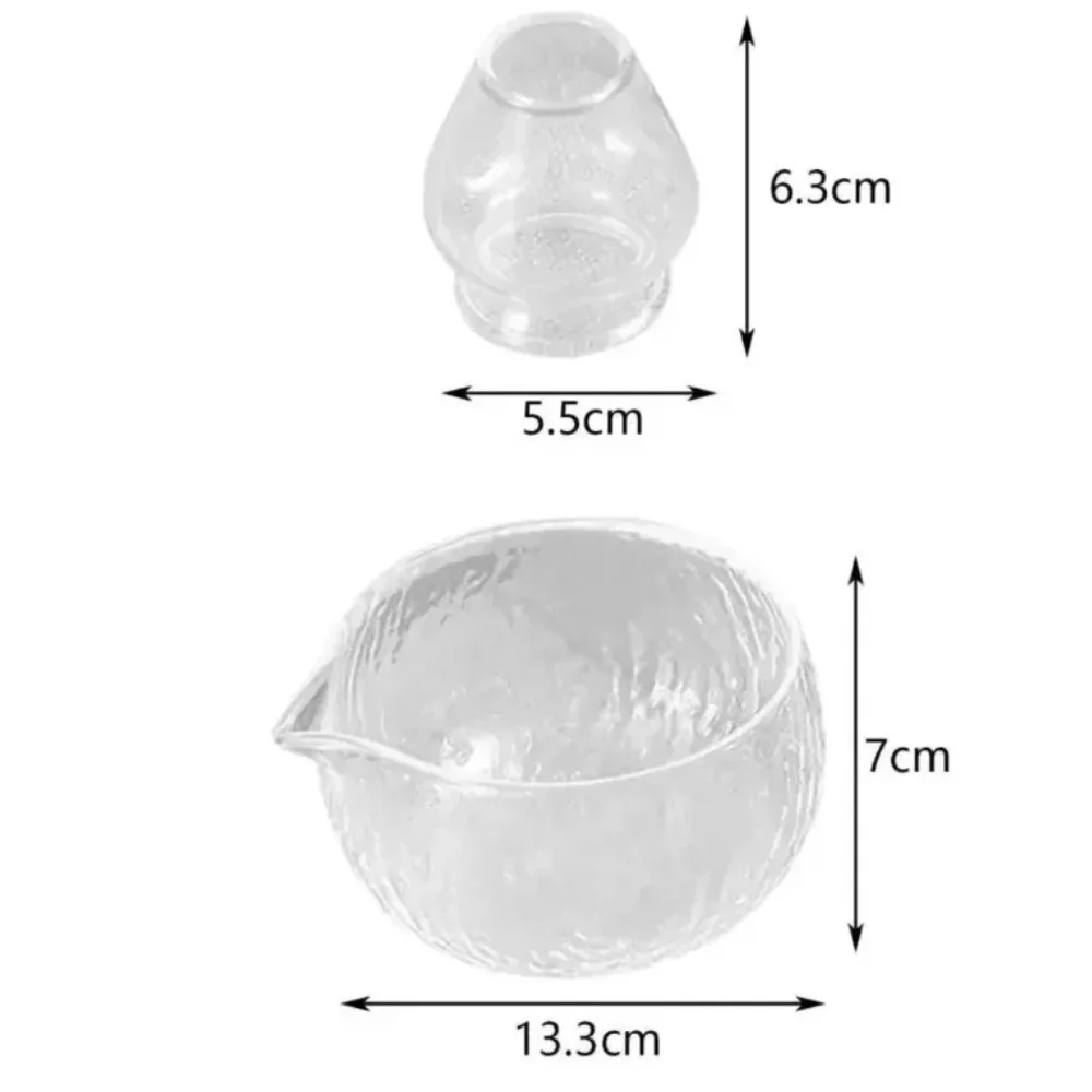 

Matcha Bowl Teaware Matcha Ceremony Starter Juice Bowl with Pouring Spout Teahouse Decor Tea Tool Chasen Whisk Stand 500 ml