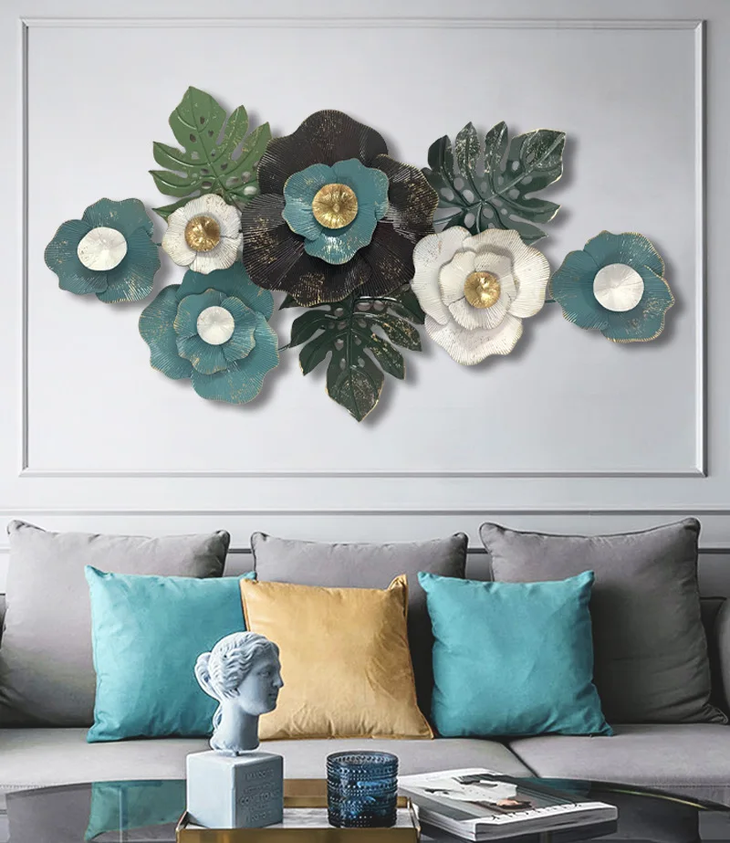 

Modern Minimalist Style Home Accessories Wrought Iron Metal Hollow Wall Decoration Clock Table Club Background Hanging