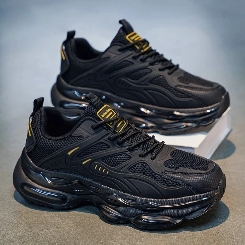 

Men Shoes 2026 Casual Walk Air Cushion Marathon Breathable Lightweight Women's Comfortable Athletic Nonskid Sneakers