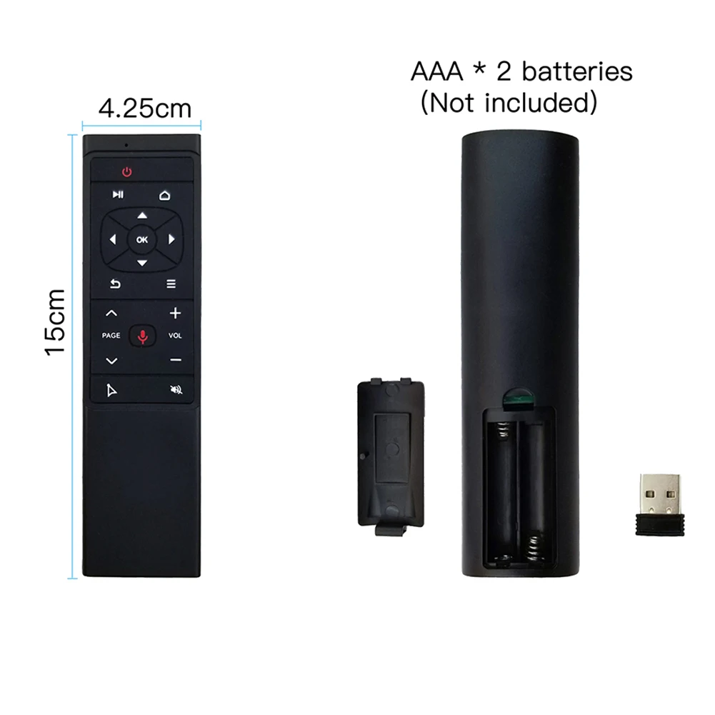 エアマウス付きリモコン,Android TVボックス用,mt12,音声アシスタント,h96 max,hk1,tx6,2.4g