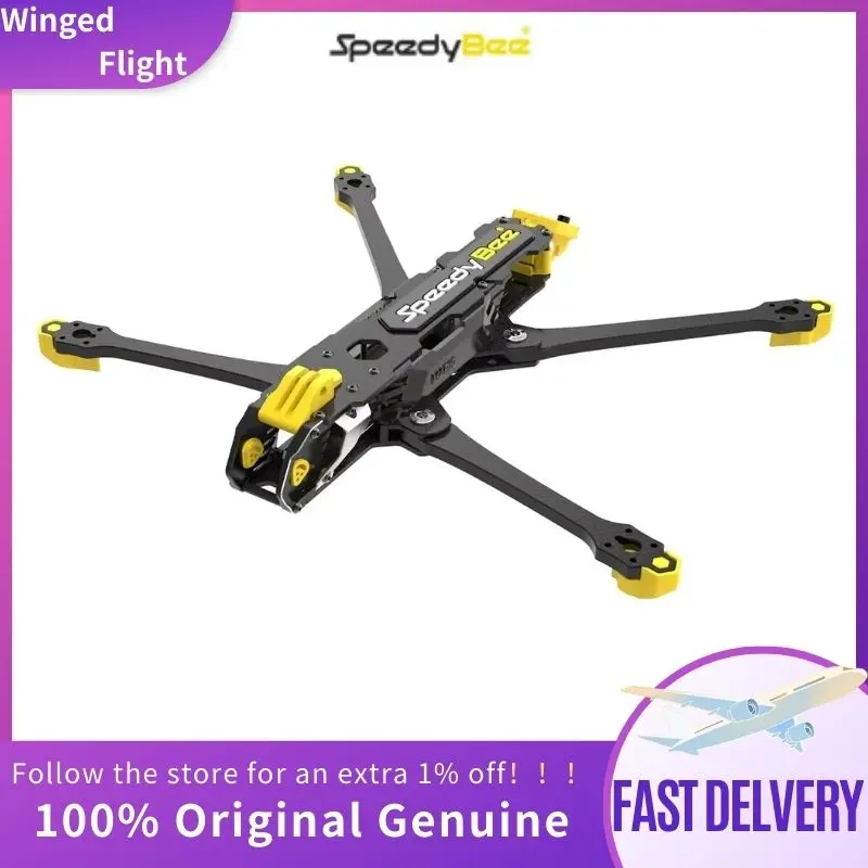 SpeedyBee Fold 8 DC Long Range Frame Kits 7mm Arm for O3 Air Unit FPV 7inch 8inch Mario Fold 8 DC Long Range Drone DIY Parts