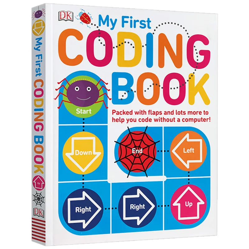 DK My First Coding Book, Baby Children's books aged 1 2 3, English picture book, 9780241283356