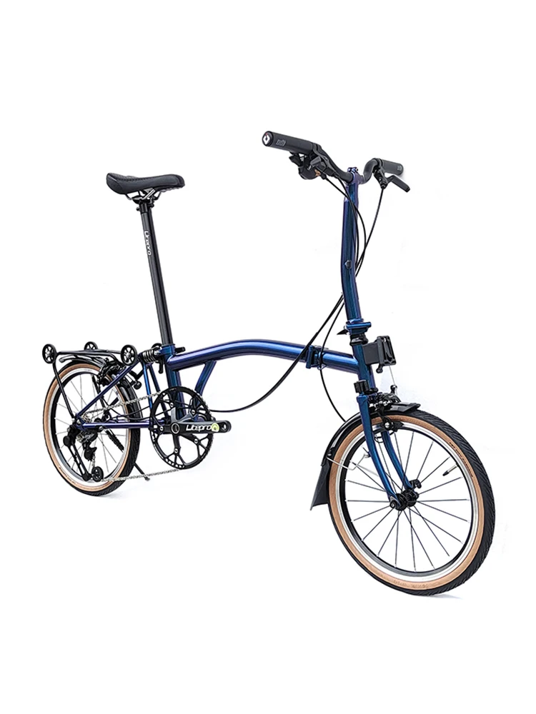 

Cranston 16 inch Small Cloth 7-speed Three Fold Bicycle Portable Retro Ultra Light Female Variable Speed Bicycle Adult