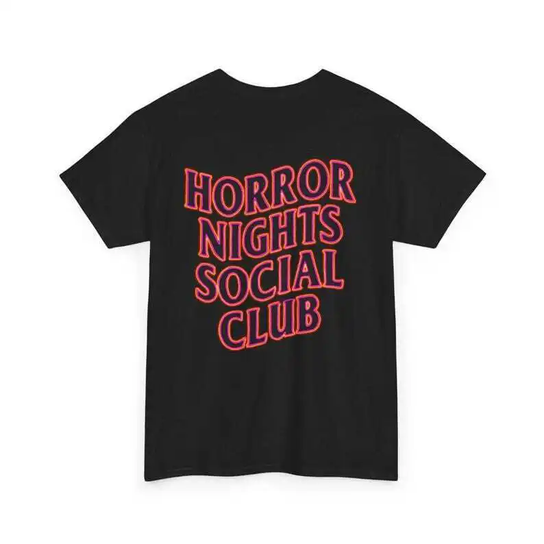 Hhn Halloween Horror Nights Inspired Neon Horror Nights Social Club T Shirt