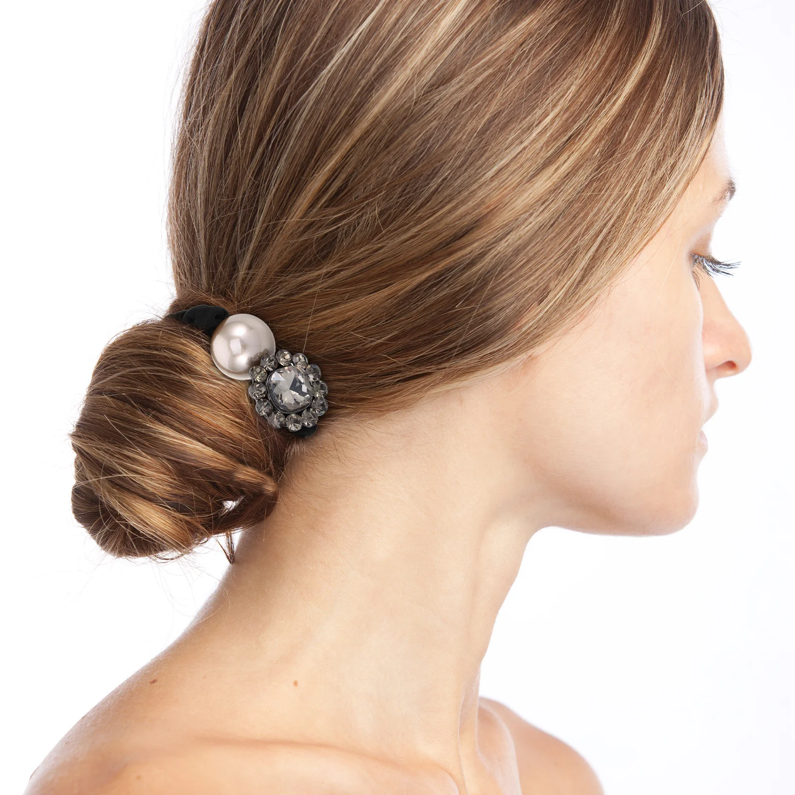 

Unique Rhinestone Hair Scrunchies Sparkly Accessories for Women Girls Stylish Durable Simple Practical Versatile Lightweight