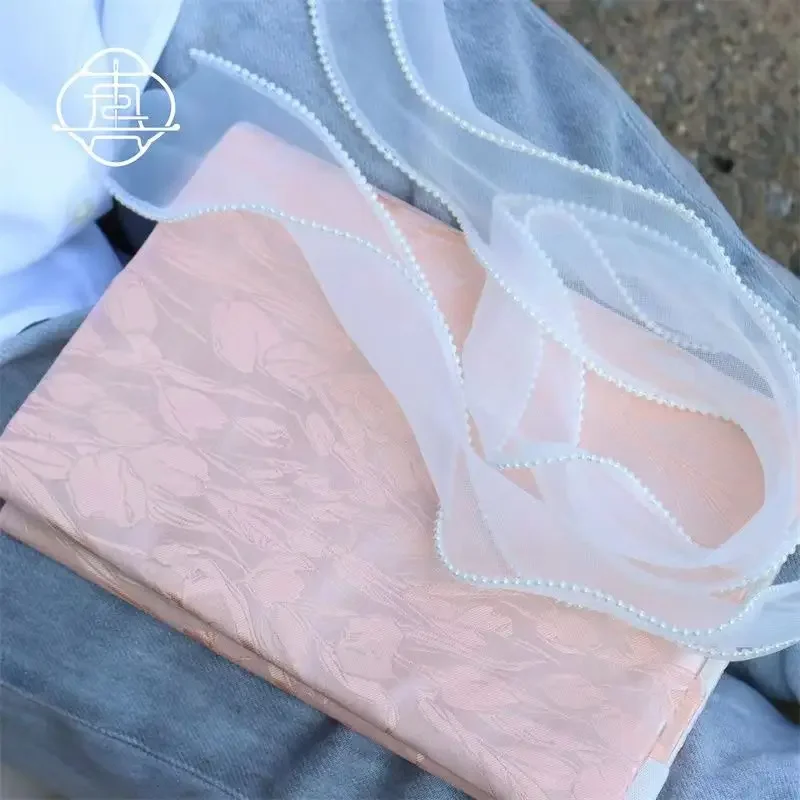 【Pearl Tulip】Original Handmade A5 A6 Notebook Covers Protector Book Sleeve Crafted Fabric Products Diary Cover，in Stock