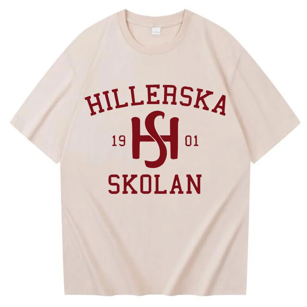 2024 Hot Young Royals Hillerska Skolan T-Shirts Unisex Harajuku O-Neck Short Sleeve Shirts Fans Gift