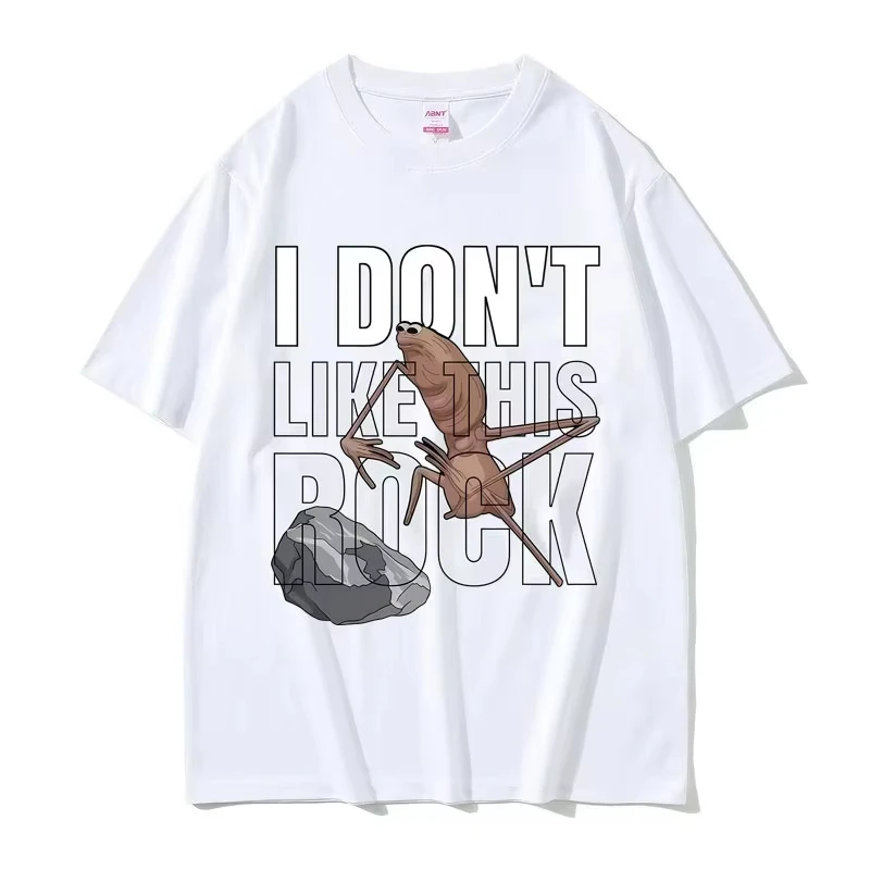 2026 I Dont Like This Rock T Shirt Marcus The Funny Meme T-shirt Casual Vintage Cotton Women‘s T-shirts Short Sleeve Ins Y2k