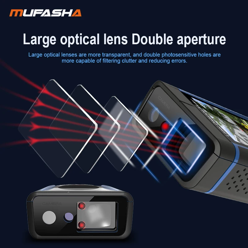 Laser Rangefinder Outdoor Visual Screen Accurate Measurement Angle Display