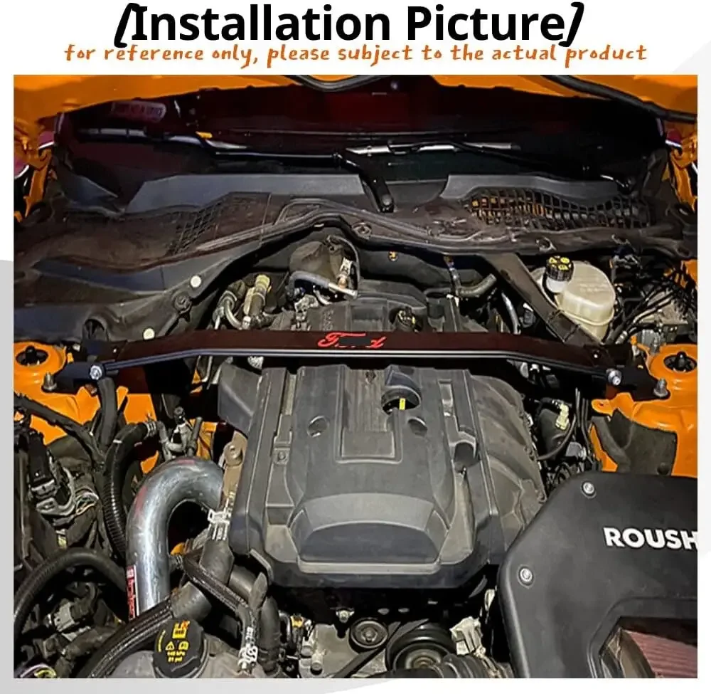 포드 머스탱 MK6 2015-2022 프론트 스트럿 바 타워 브레이스 서스펜션 암 엔진 어퍼 쇼크 스태빌라이저 STB 안티 롤 스웨이 바 썸네일 3