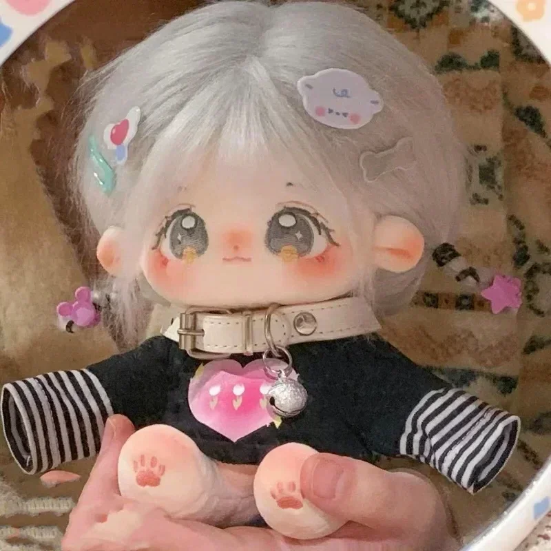 애니메이션 봉제 인형 Nannan 귀여운 부드러운 봉제 인형, DIY 원피스, 아기 생일 할로윈 선물, 20cm