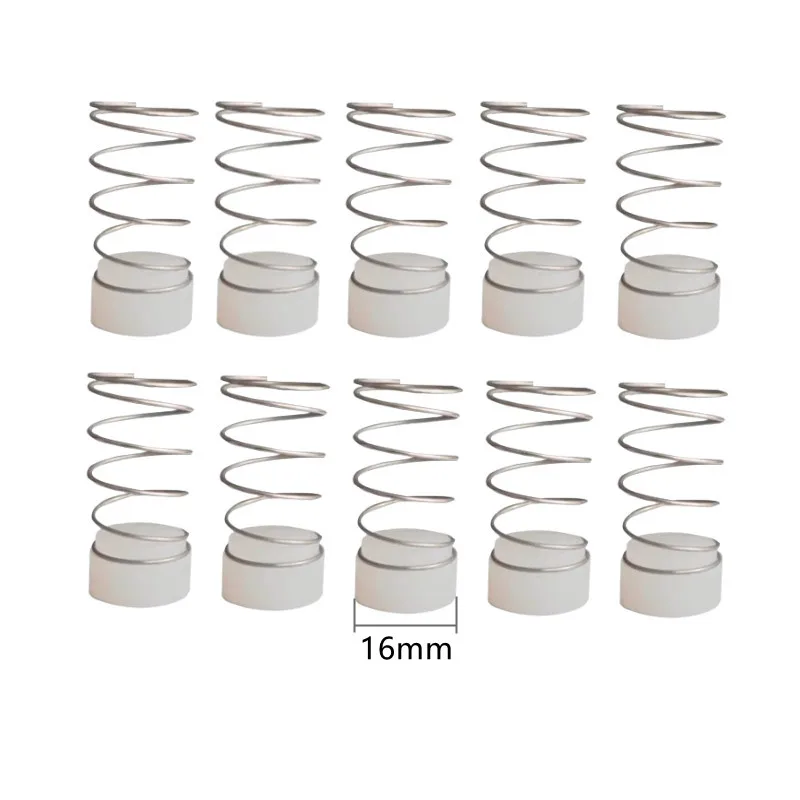 Compressor de ar Válvula Núcleo Retorno Plástico Núcleo Air Pump Spring Plug 10 Pcs Lot 16 Milímetros