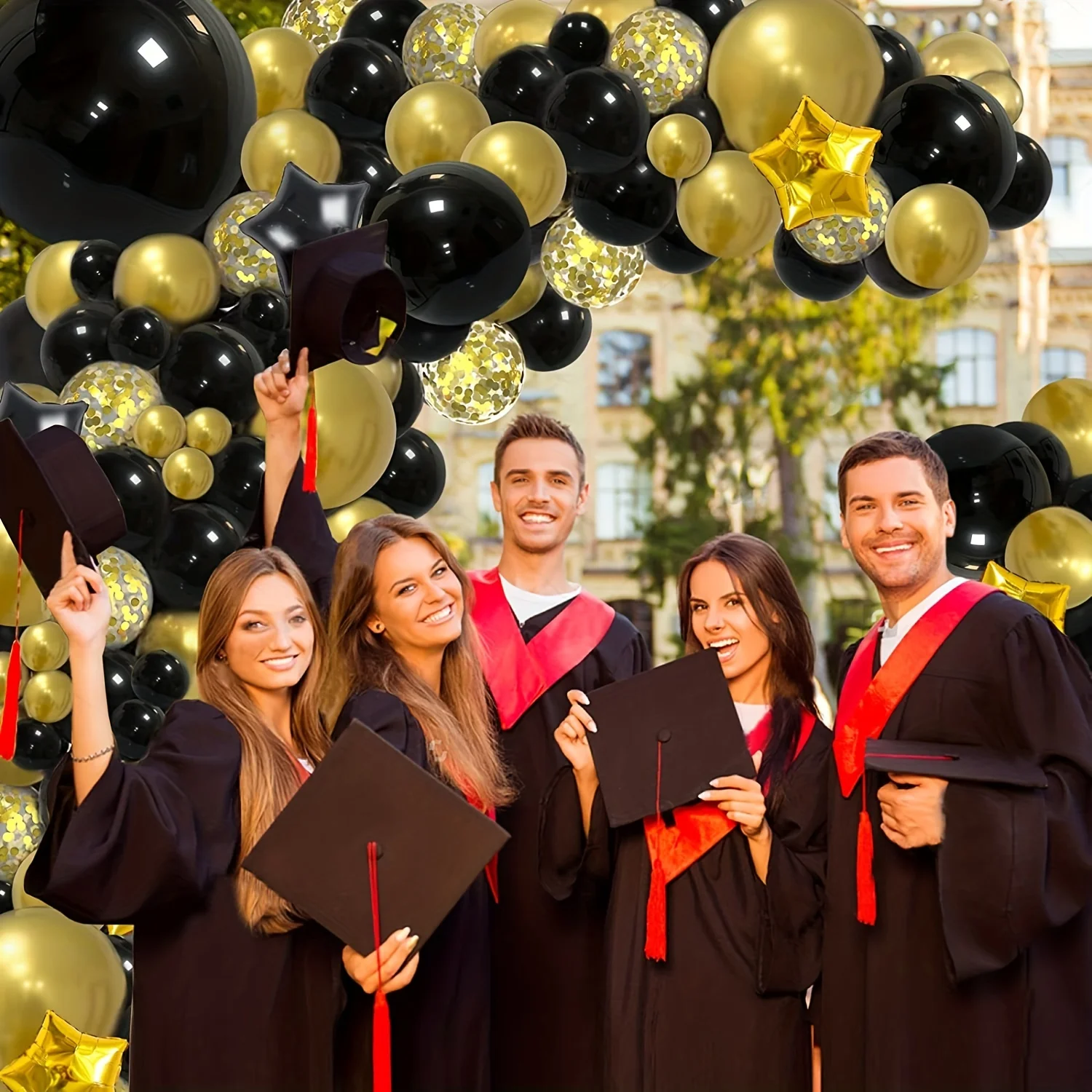 134-delige zwart-gouden ballon - Eve Party recensie en prijs