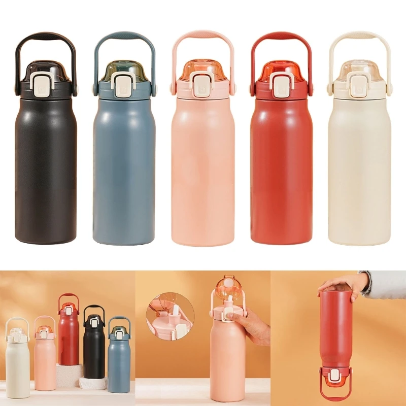 

Insulated Coffee Mug with Lid 1300ML Thermal Insulation Bottle Water Bottle