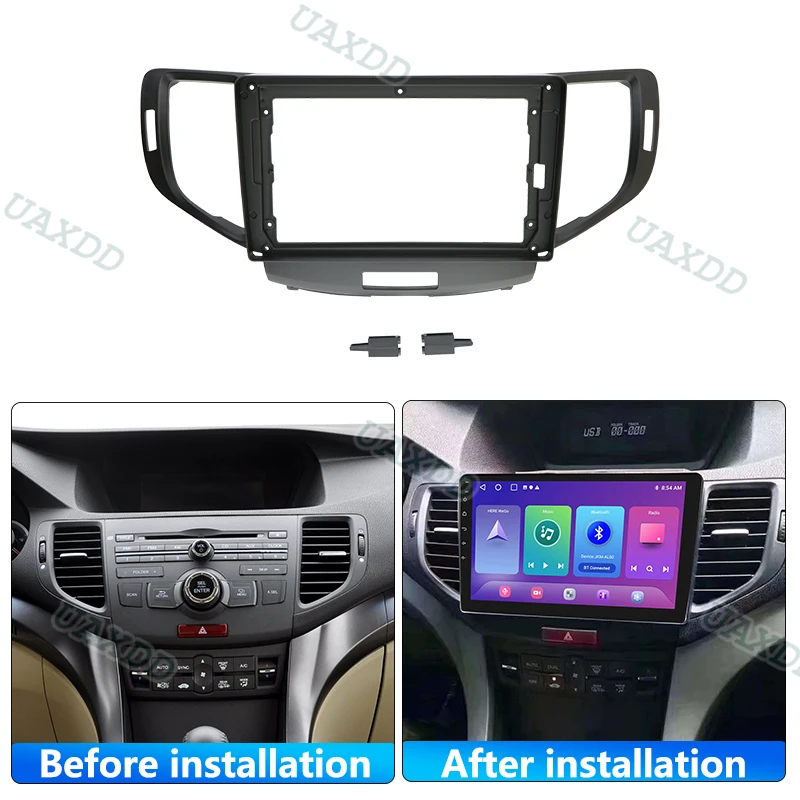 9 Inch For Honda Accord Spirior Acura SR9 2009-2013 Car Radio Stereo Android MP5 Player 2Din Head Unit Fascia Panel Casing Frame