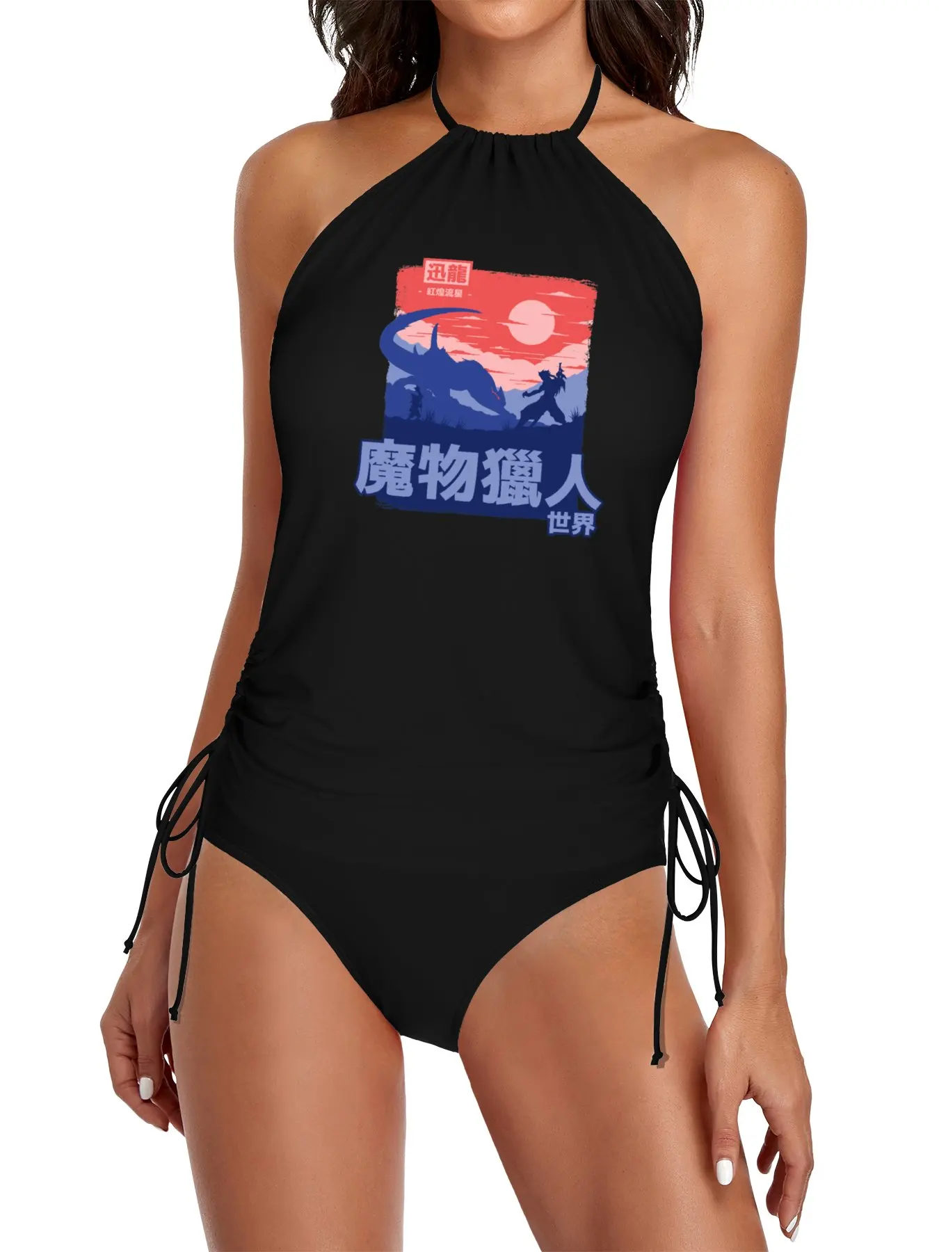 

MHW Nargacuga Split Swimsuit Set summer outfit full women swimsuit summer women set womens beach wears