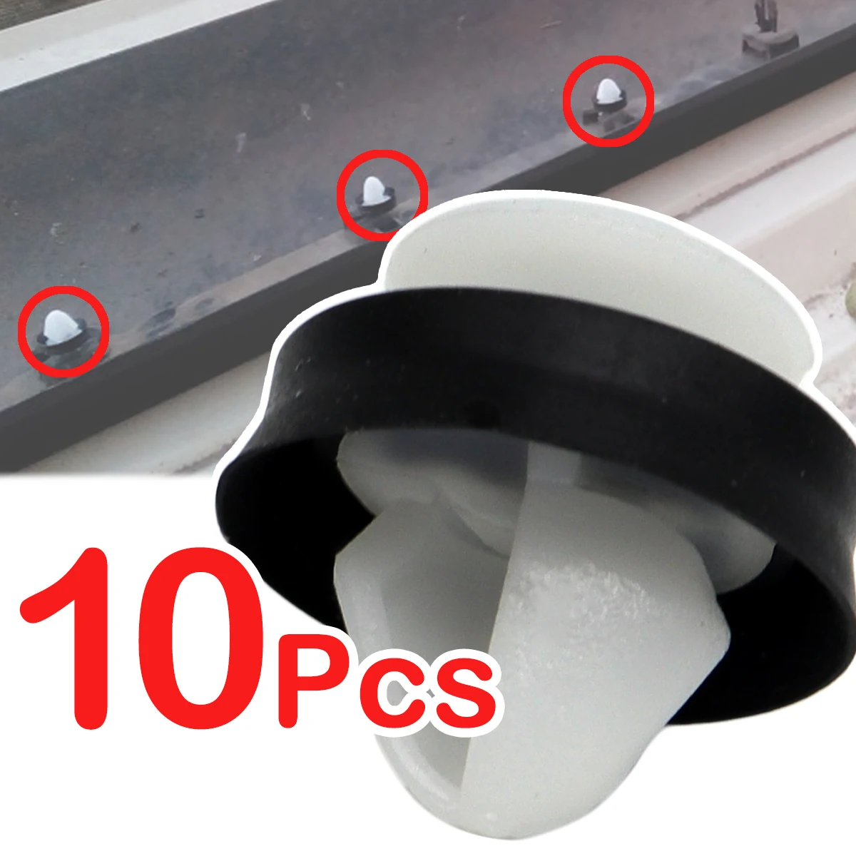 10X For Peugeot Partner Box Body/MPV 2008-2016 Front Rear Interior Moulding Trim Clips Door Card Panel Rubber Seal Ring Bumper