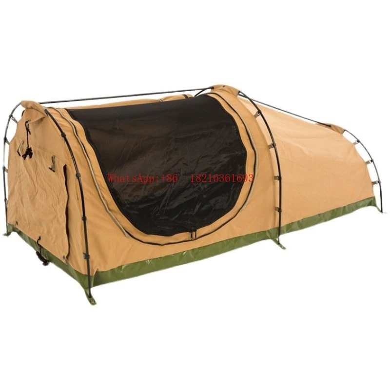 NEW20.26 Indoor Single Tent Portable Ground Beach Outdoor Travel Double Tent Self-driving Equipment Windproof