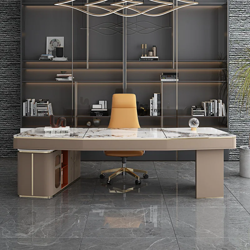 

Light and luxurious office table, tea table, simple modern office, multi-functional large shift platform, paint boss table