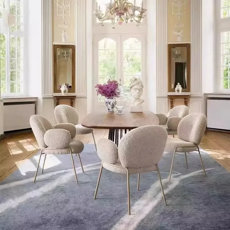 كراسي تناول الطعام بتصميم عصري عرش الزفاف كراسي تناول الطعام الفاخرة للحفلات الاسكندنافية أثاث منزلي مريح وبسيط