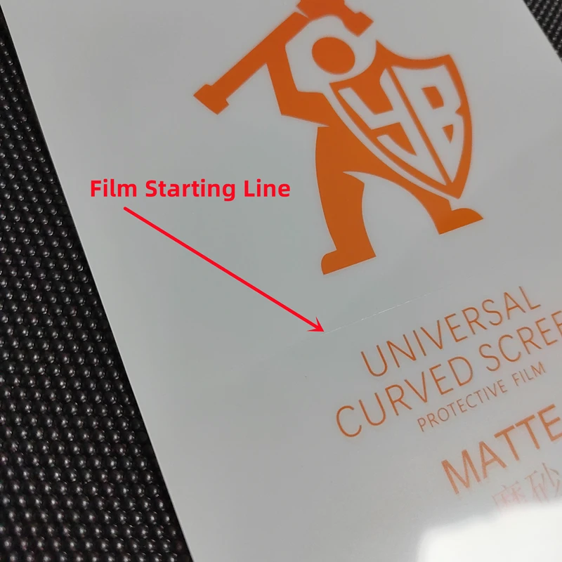 50pcs Matte Hydrogel Film For Intelligent Cutting Machine Frosted Screen Protector For All Mobile Phone Matte Protective Film