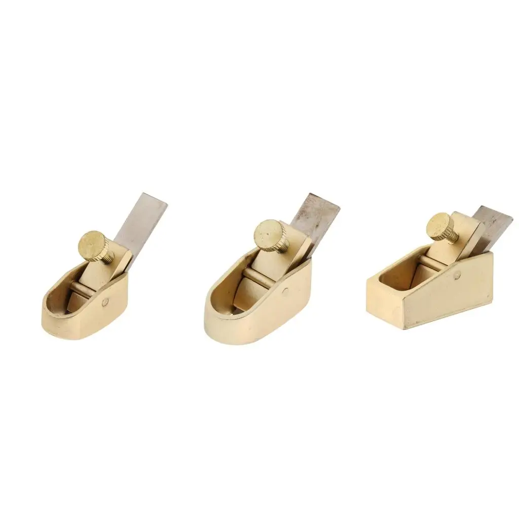 Thumb Finger Luthier Brass Wood Plane Convex and Flat Tool for Hand Crafted Violin Making Tools Set