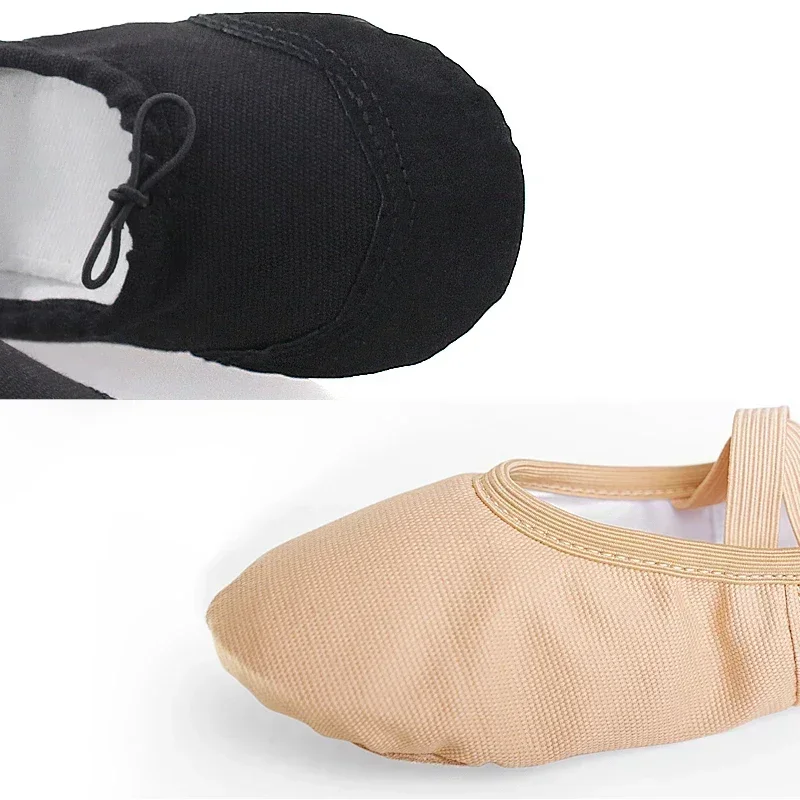 

Балетная танцевальная обувь для мальчиков и мужчин, мягкая парусиновая тренировочная танцевальная обувь для взрослых и девочек, балетки на кожаной подошве для балета