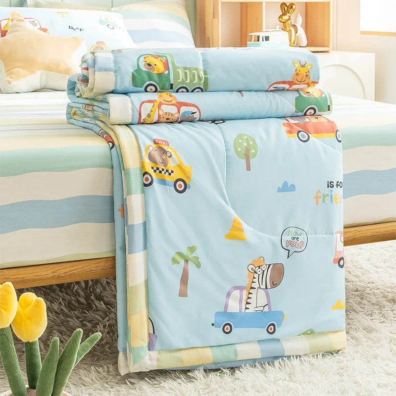 

Детский комплект одеял для мальчика, милый полицейский автомобиль с 1 одеялом и 2 наволочками