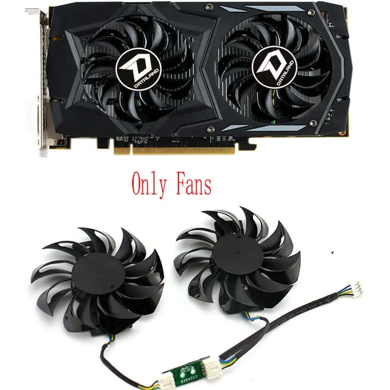 Original GA81B2U DC12V 0.38A for For DATALAND RX460 Graphics card cooling fan