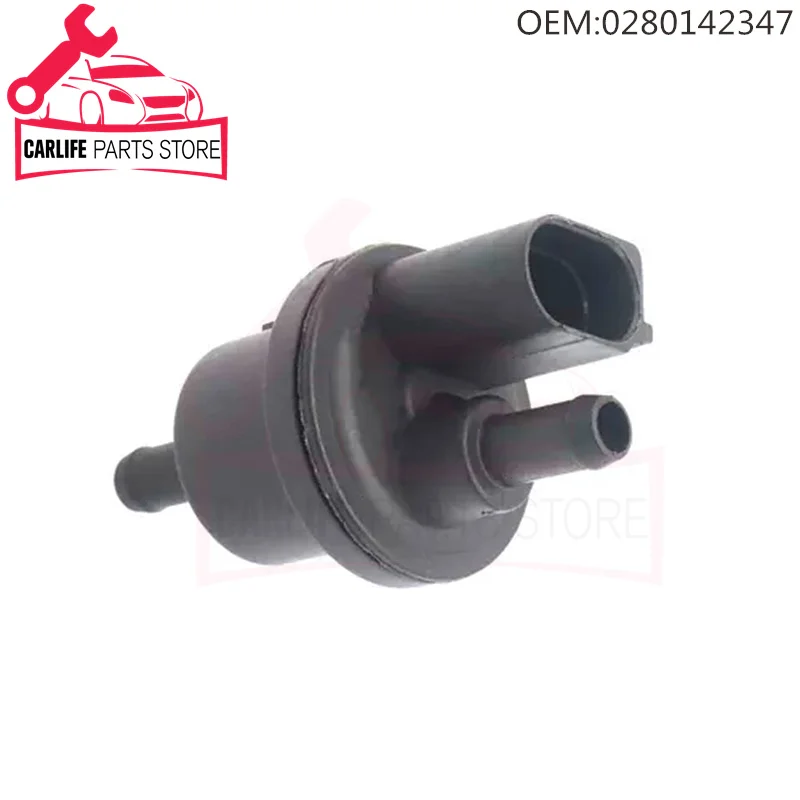 

0280142347 Vapor Canister Vent Solenoid Valve 058133517B 6Q0906517A for Audi A4 A6 TT VW Touareg Passat Golf Jetta Transporter