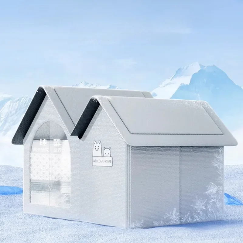 nouvelle-niche-rafraichissante-pour-chat-et-chien-–-anti-griffures-et-anti-morsures-–-ideale-pour-l'Ete-–-igloo-glace-pour-animaux-–-cages-et-accessoires-pour-animaux-retirables-et-isoles