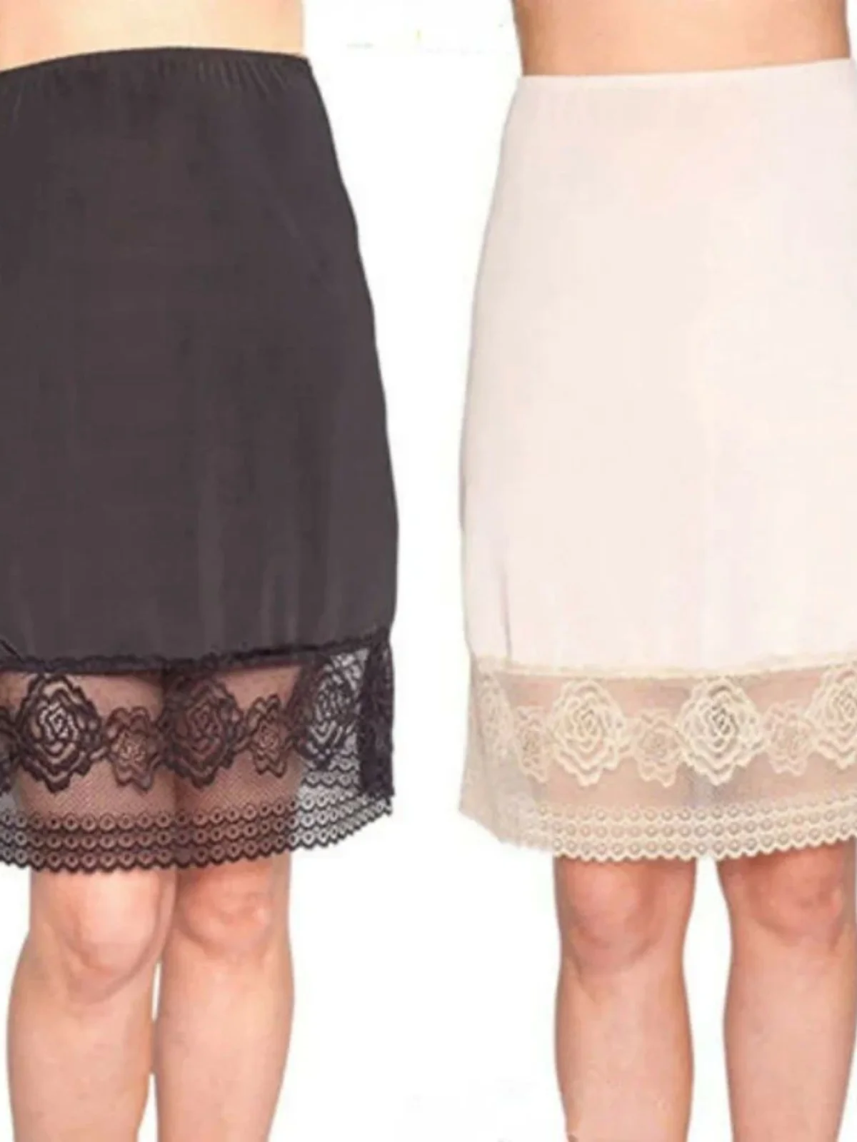 

Юбка в стиле пэчворк с кружевом, однотонная, А-силуэт, со средней талией, для молодых женщин, летний сезон, стандартный крой